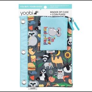 Yoobi Binder Zip Case - Animal/Food